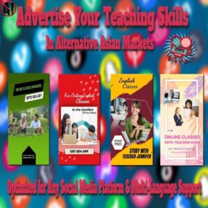 advertise online teaching business in Asia