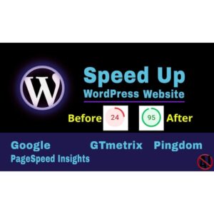 speed up WordPress website